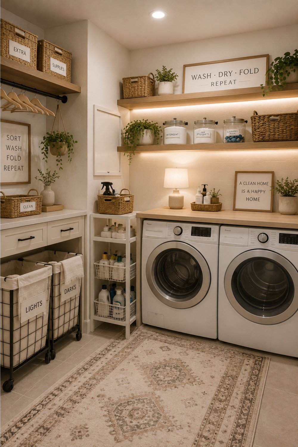 Laundry Room Organization Ideas for a Calm, Functional Space